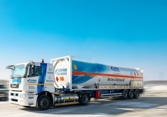 Перевозка сжиженных газов в криогенных цистернах будет обеспечена собственным автопарком СПГ- тягачей Газпром гелий сервис